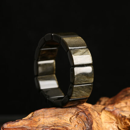 Golden Obsidian Protection Bracelet