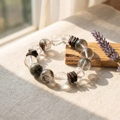 Pure Elegance-Designer Green Phantom Multi Gem Bracelet | DaoEast