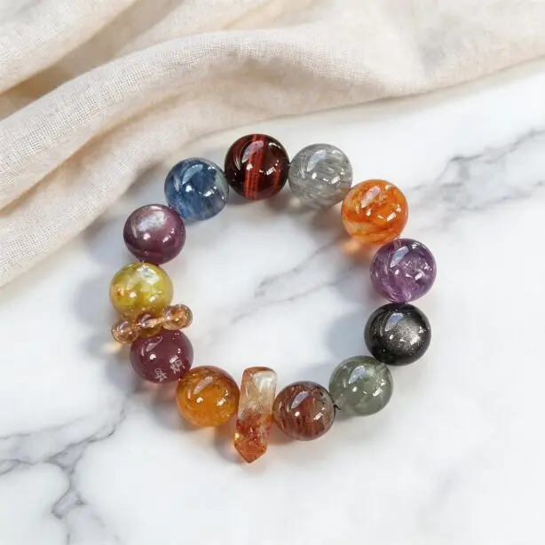 muti-gem crystal bracelet