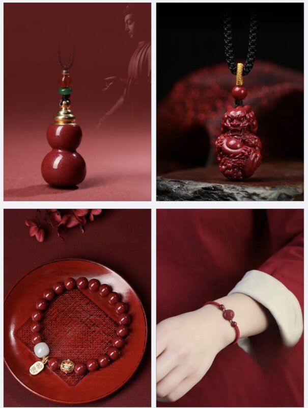 Traditional Chinese protective talisman, Taoist ritual symbol, cinnabar inscription
