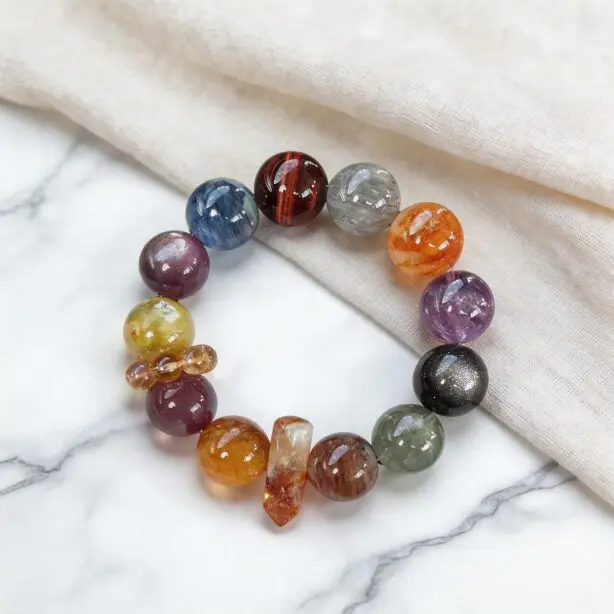muti-gem crystal bracelet