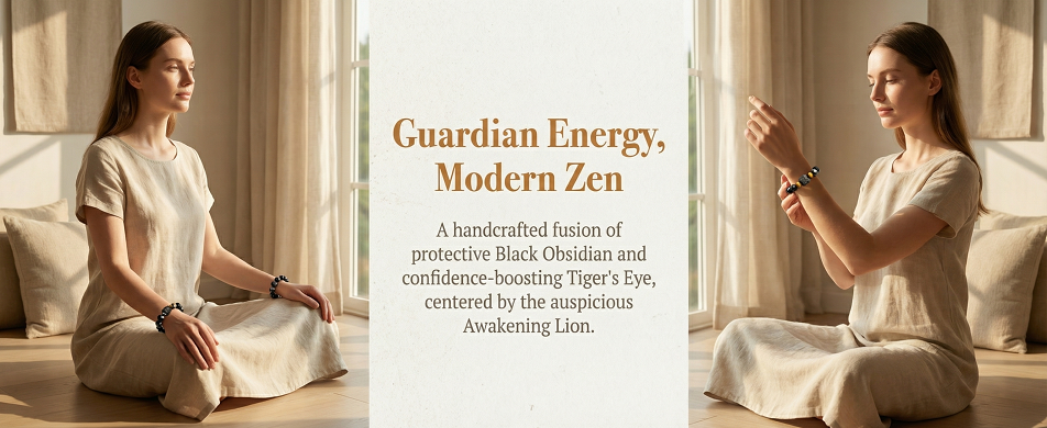 Natural Obsidian Bracelet - Image 7