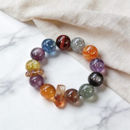muti-gem crystal bracelet