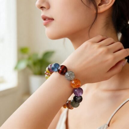 muti-gem crystal bracelet