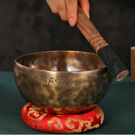 Handmade Resonant Copper Full Moon Singing Bowl