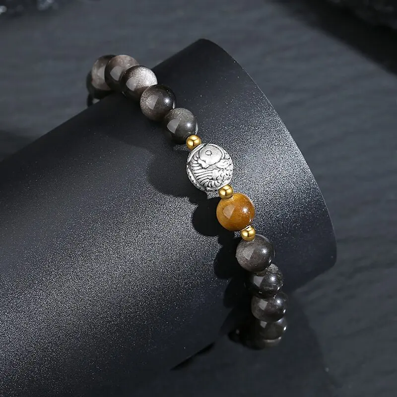 Tiger's Eye chatoyant quartz bead, warm honey-gold silky band of light, polished surface, focal accent bead