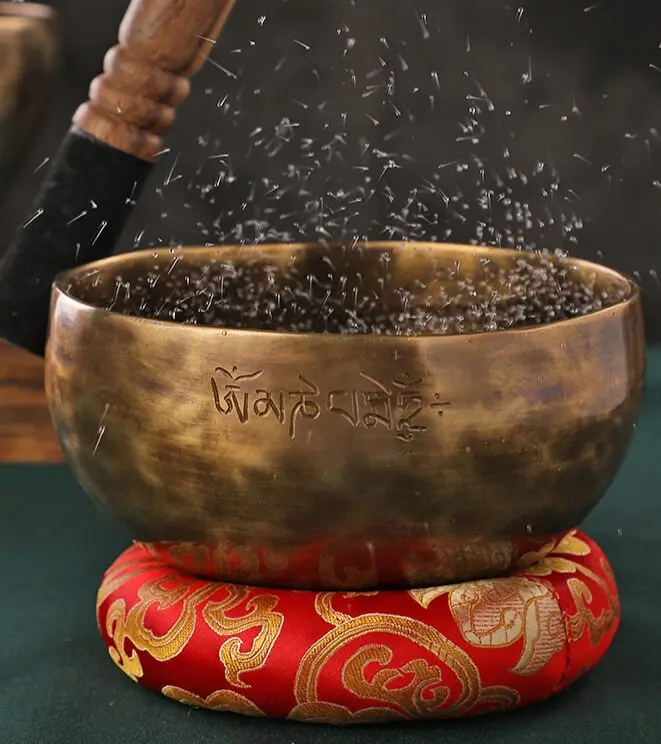 Handmade Resonant Copper Full Moon Singing Bowl