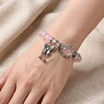 Wearing Effect of Natural Gemstone Crystal Bracelet