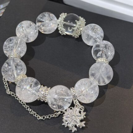 Natural White Crystal Bracelet