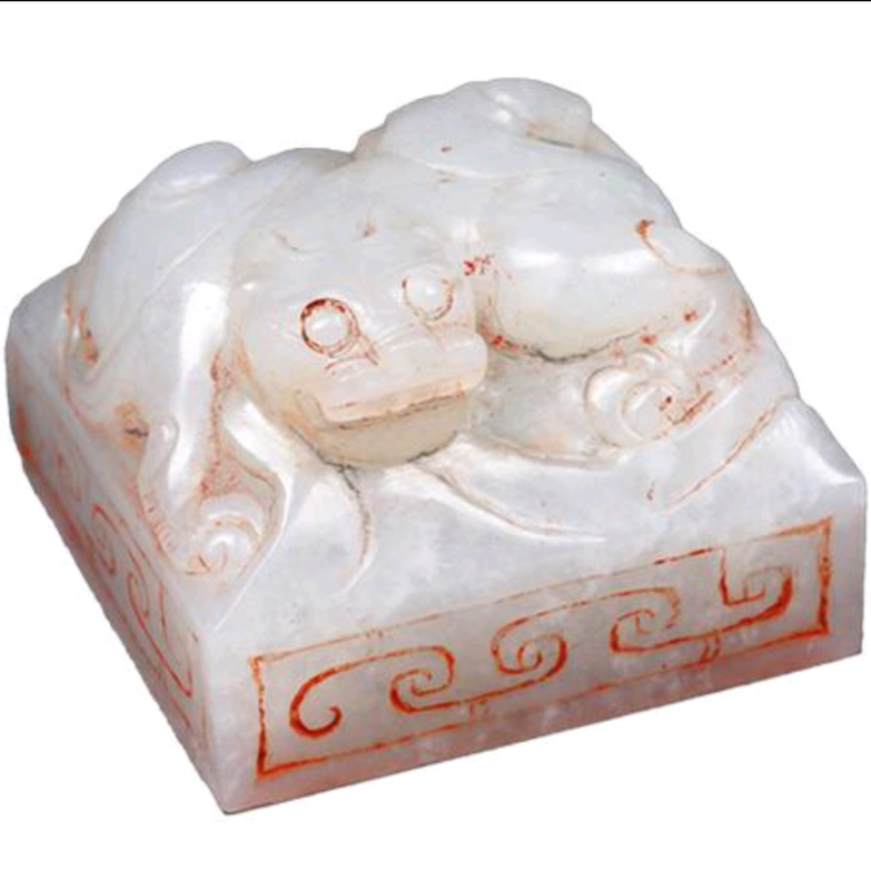 Ancient Chinese jade artifact, jade cong ritual object, museum quality nephrite, Shang dynasty jade