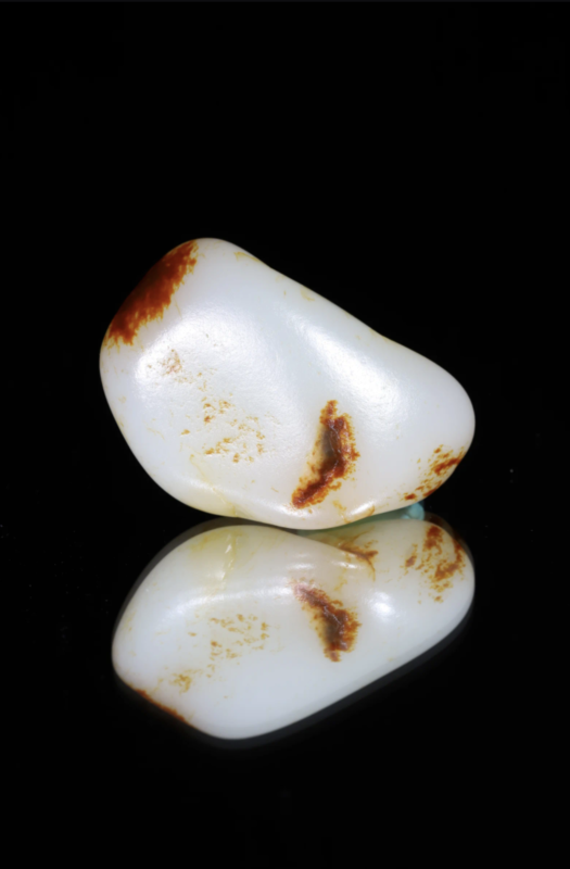 Polished Hetian Jade, finest white nephrite, warm luster jade, Chinese imperial jade stone