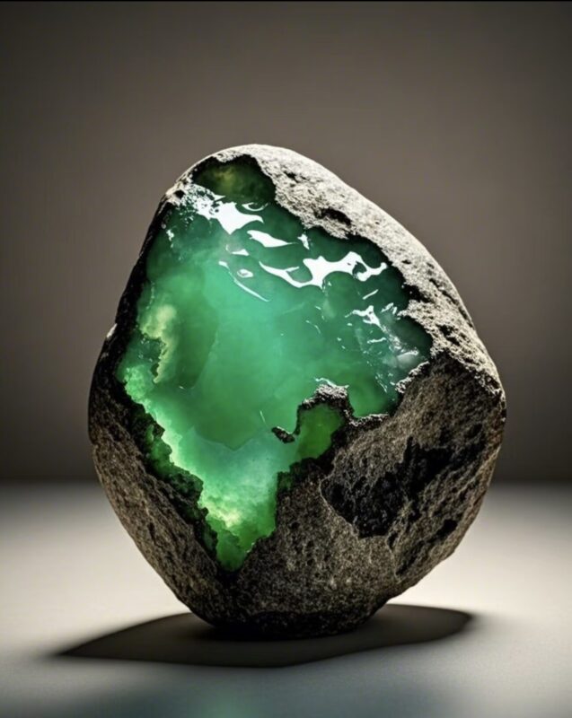 Imperial jadeite bangle, translucent deep green jade, polished jade jewelry, Chinese traditional jade ornament